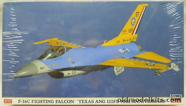 Hasegawa 1/72 DOUBLE Kit TWO F-16C Fighting Falcon Texas ANG - 111FS 90th Anniversary, 00899 plastic model kit